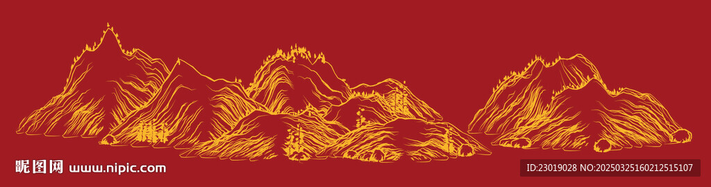 藝術(shù)山脈圖