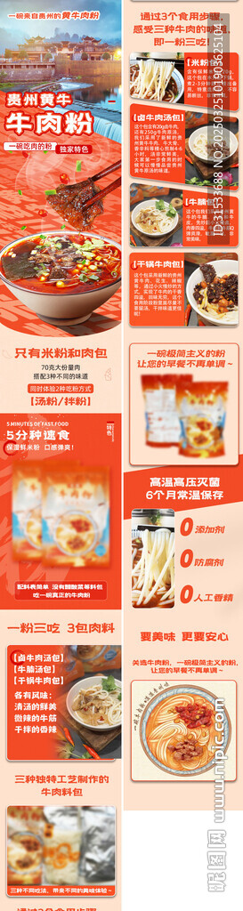 貴州牛肉粉詳情頁