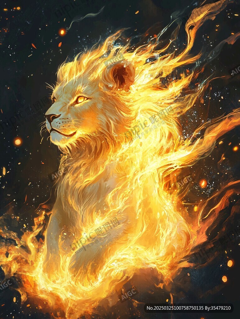 火焰雄獅 熾熱的王者力量