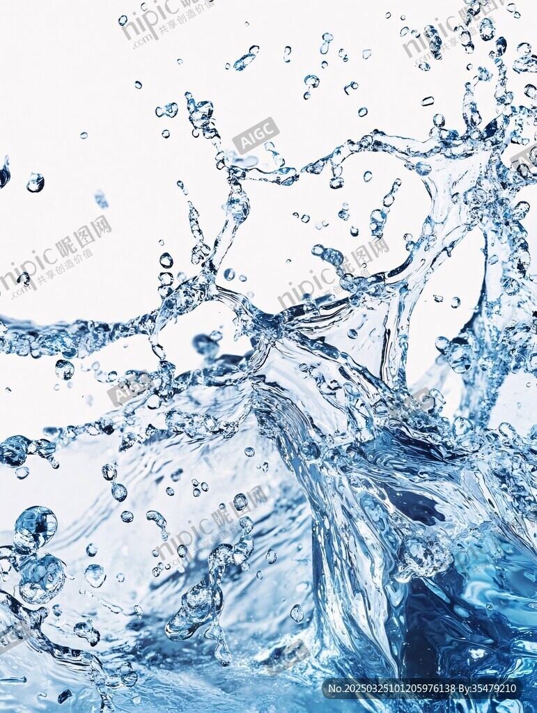 水花飛濺的靈動(dòng)瞬間