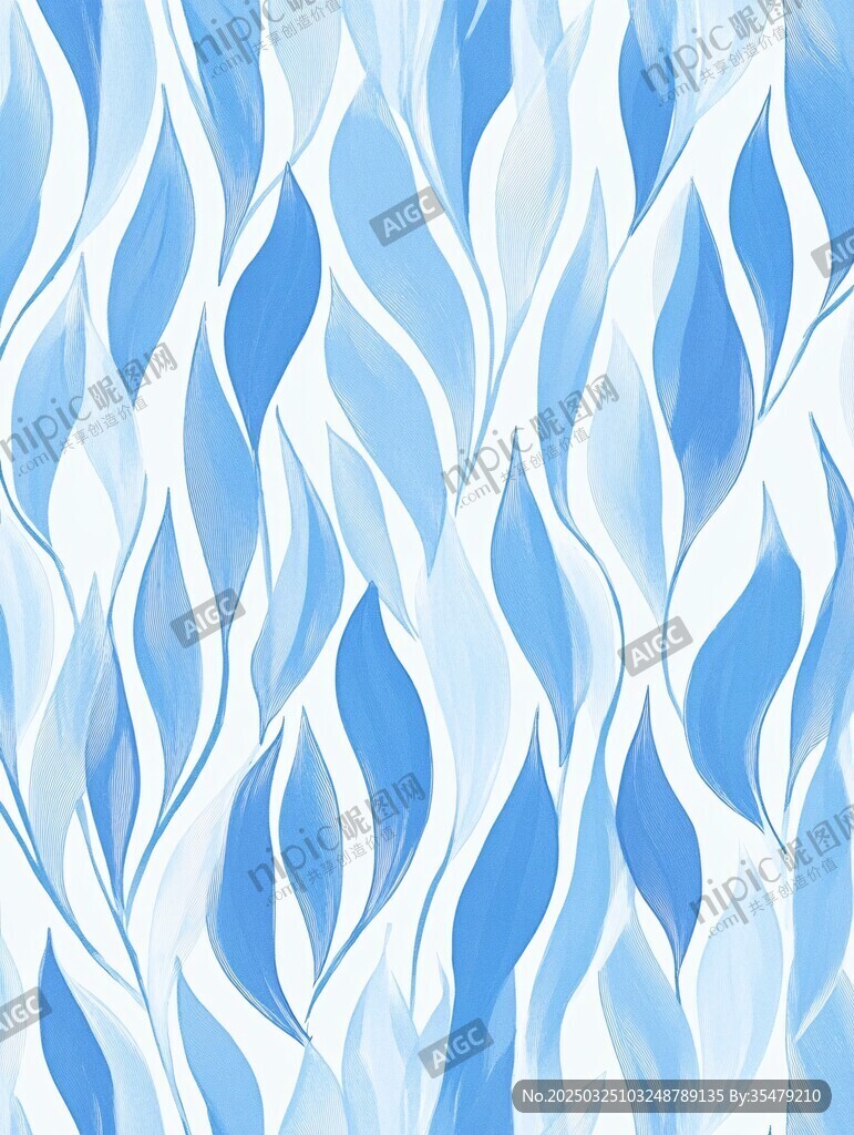 藍(lán)白波浪紋理圖案背景