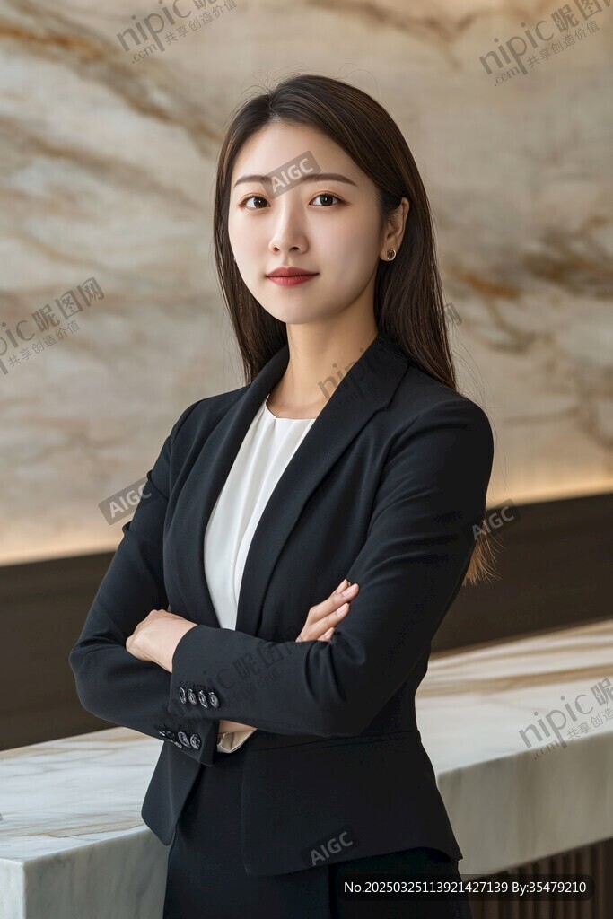 干練商務(wù)女性的自信風(fēng)采