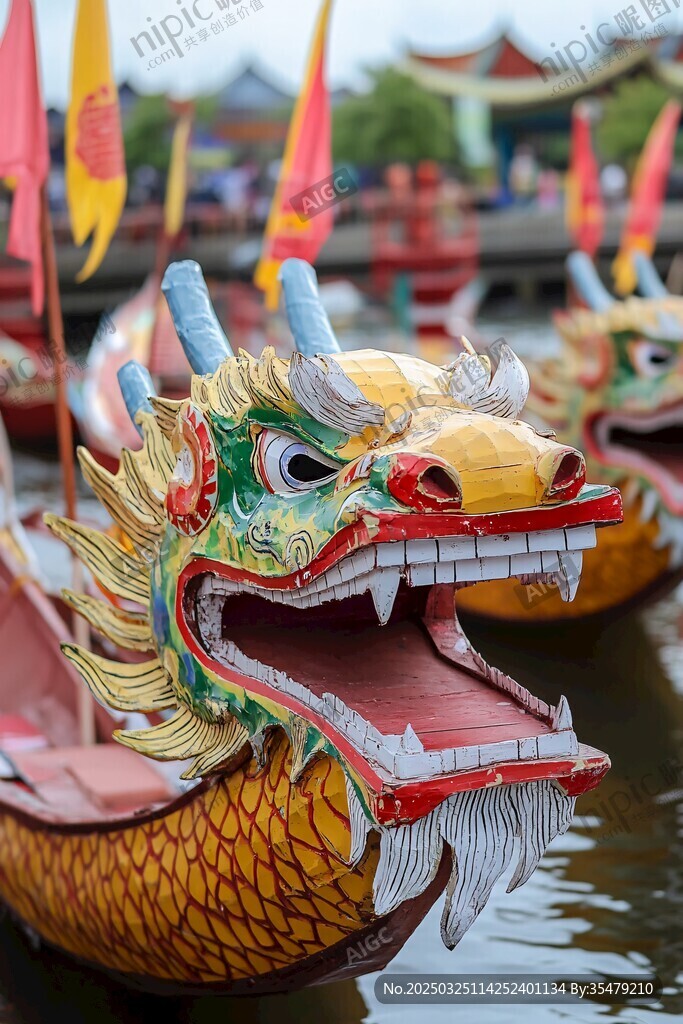 精美龍舟頭 盡顯傳統(tǒng)魅力