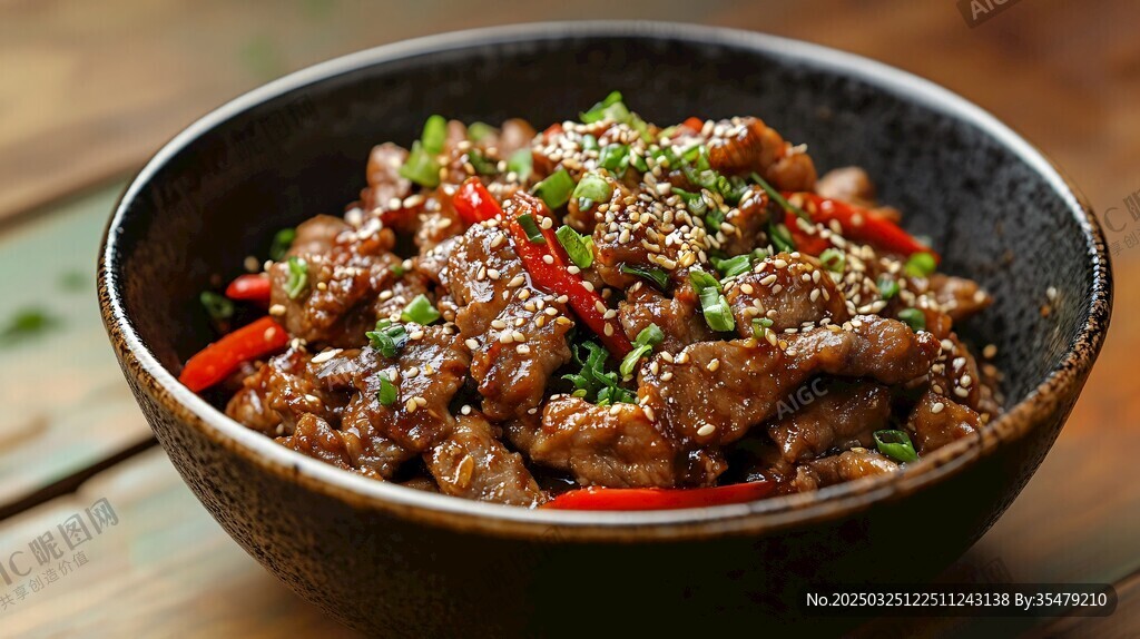 香辣可口的美味牛肉料理