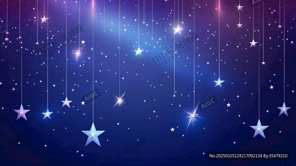 夢幻星空背景圖