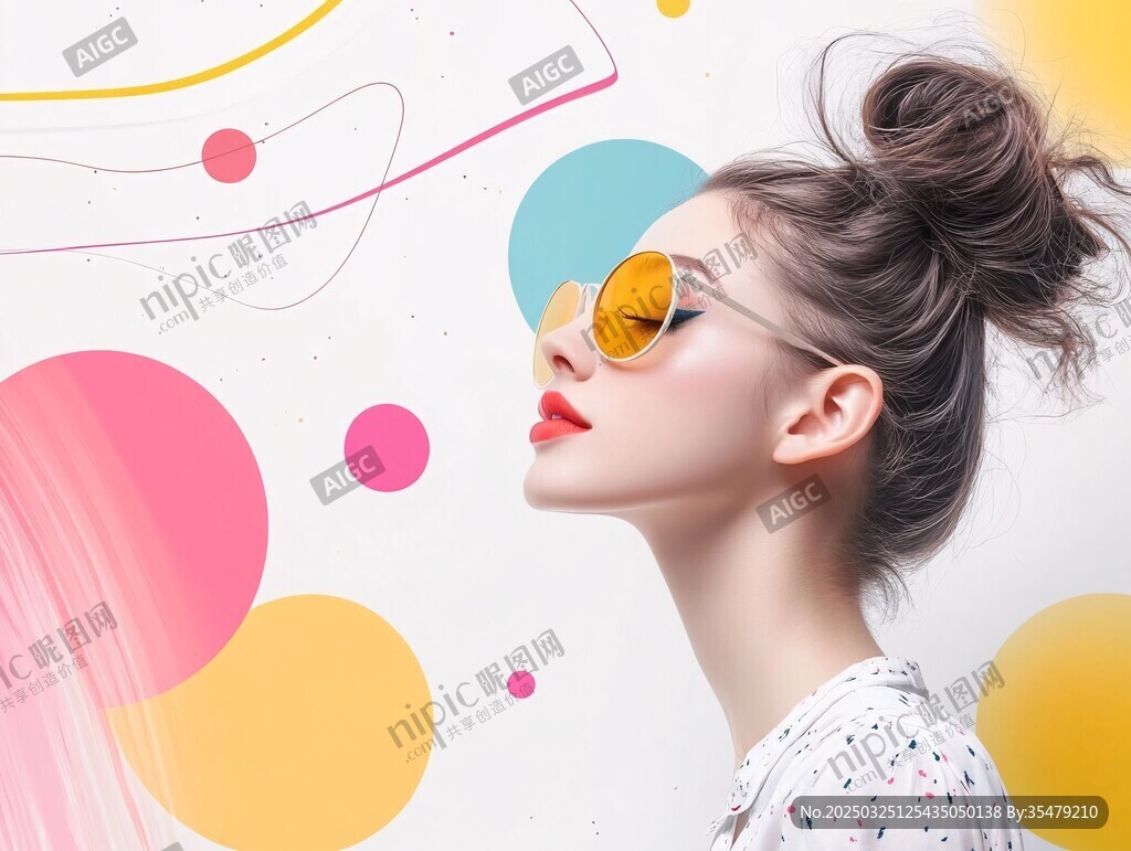時尚潮女的多彩魅力瞬間