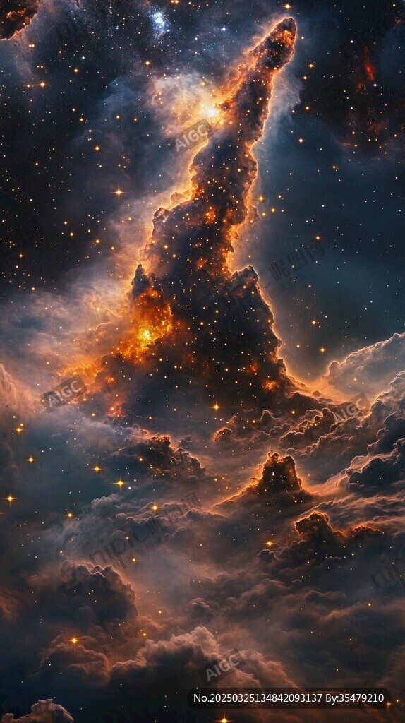 夢(mèng)幻星云宇宙壯麗景觀