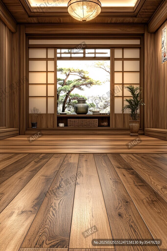 日式木質(zhì)禪意室內(nèi)空間