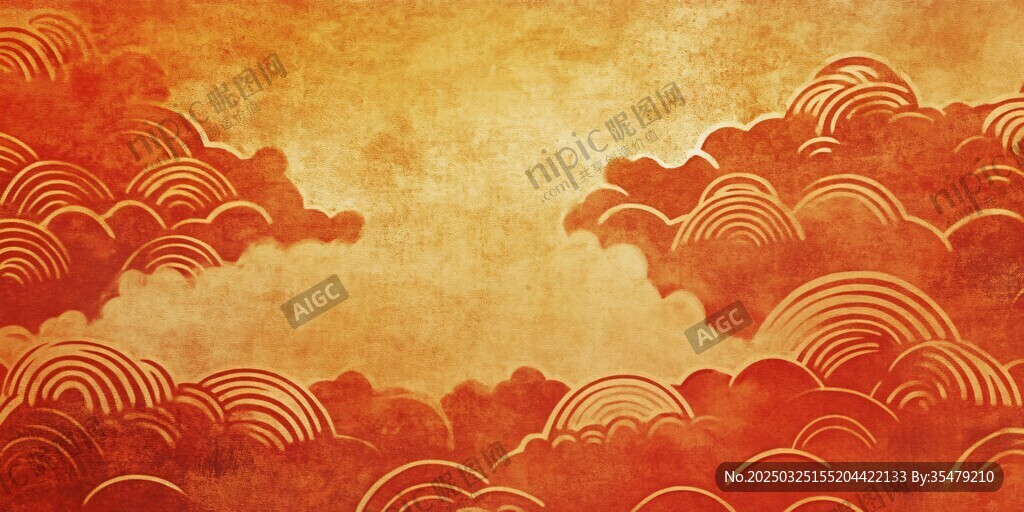 中式傳統云紋復古背景圖