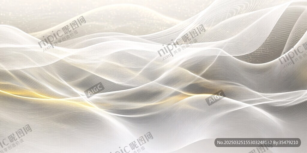 夢幻白色動感線條背景圖