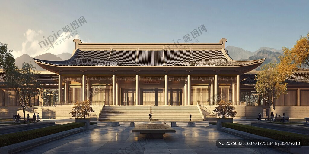 中式古典庭院建筑景觀