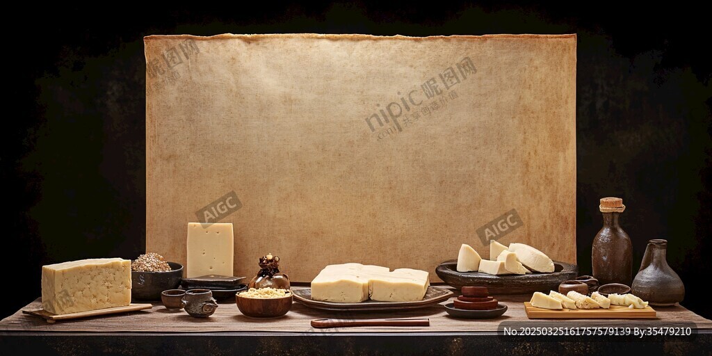 多樣奶酪美食展示