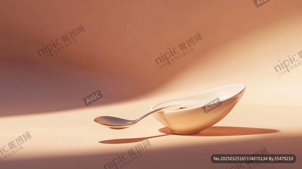 簡約米色餐具的靜謐之美