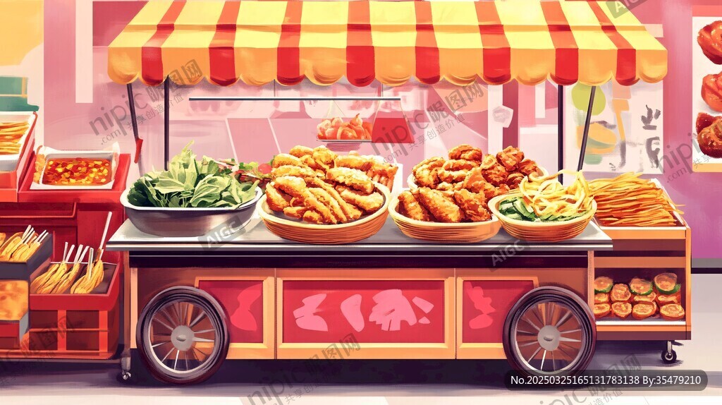 街頭美食小吃攤