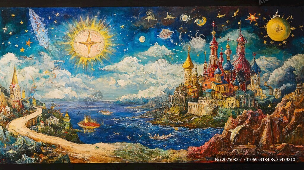 夢幻童話世界的奇幻圖景