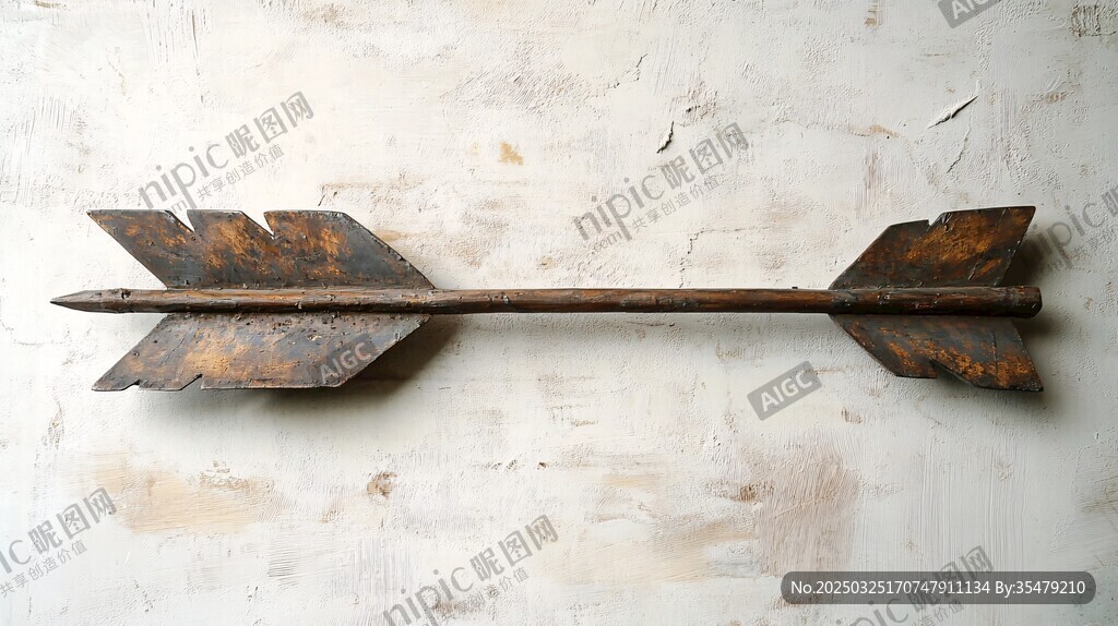 復(fù)古鐵質(zhì)箭頭裝飾品