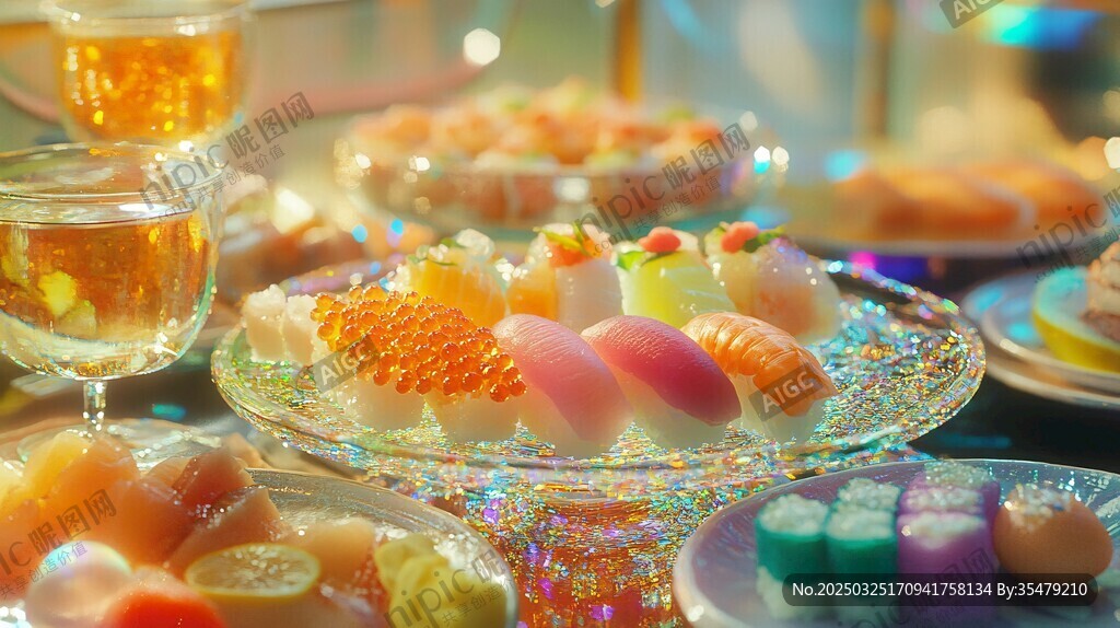 精致日式美食拼盤盛宴