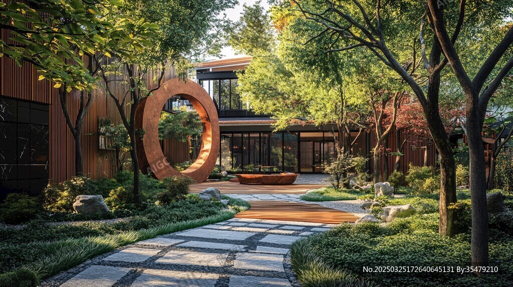 庭院景觀 自然與建筑的融合