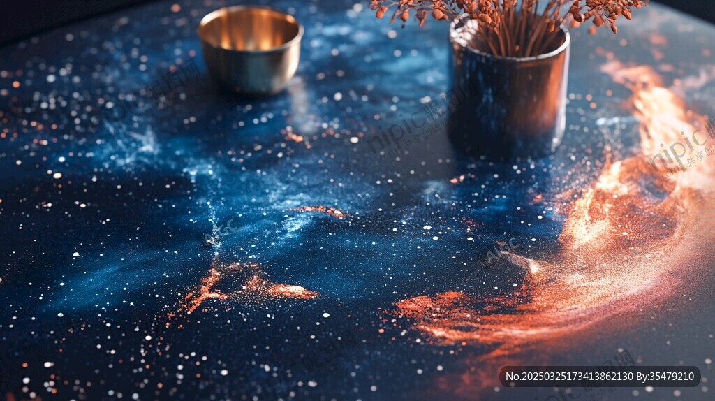 夢幻星空桌面與裝飾物件