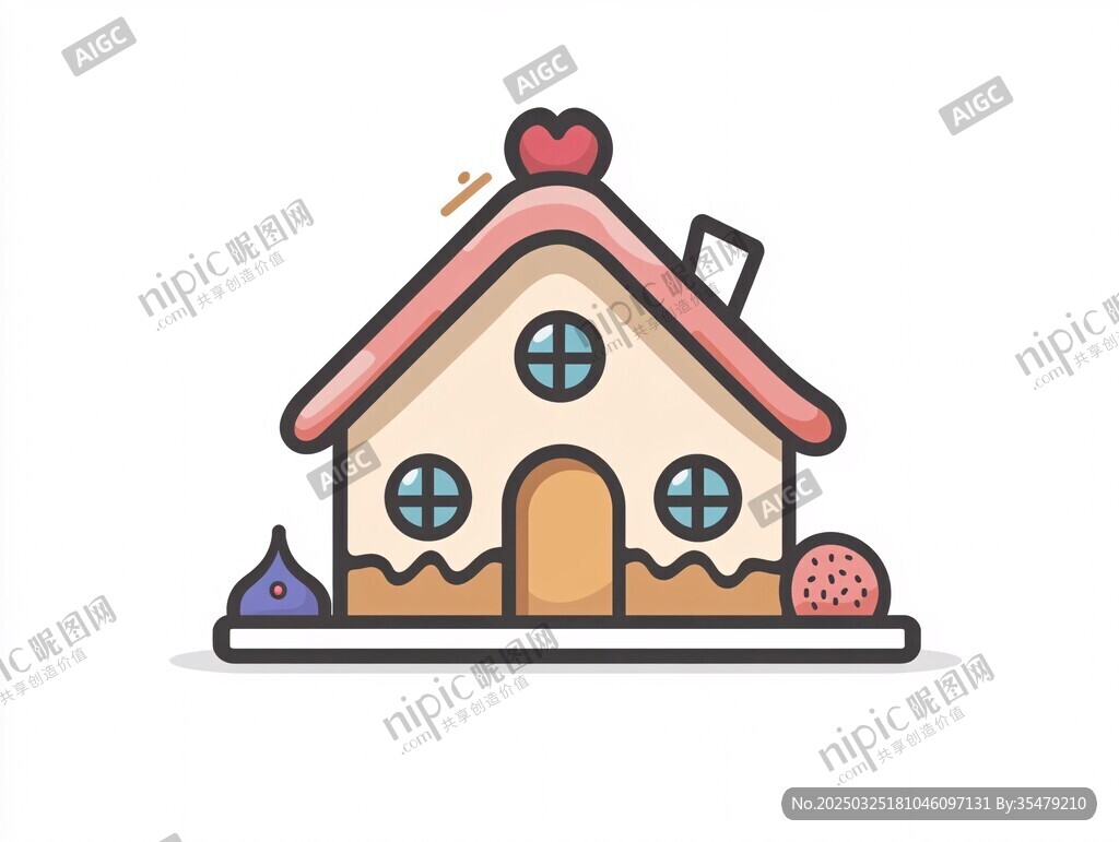 甜蜜小屋插畫