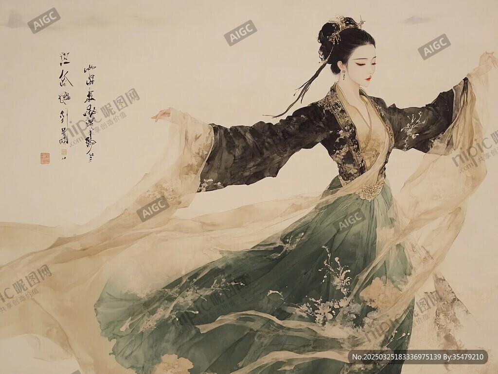 古典舞姬翩翩起舞展風華
