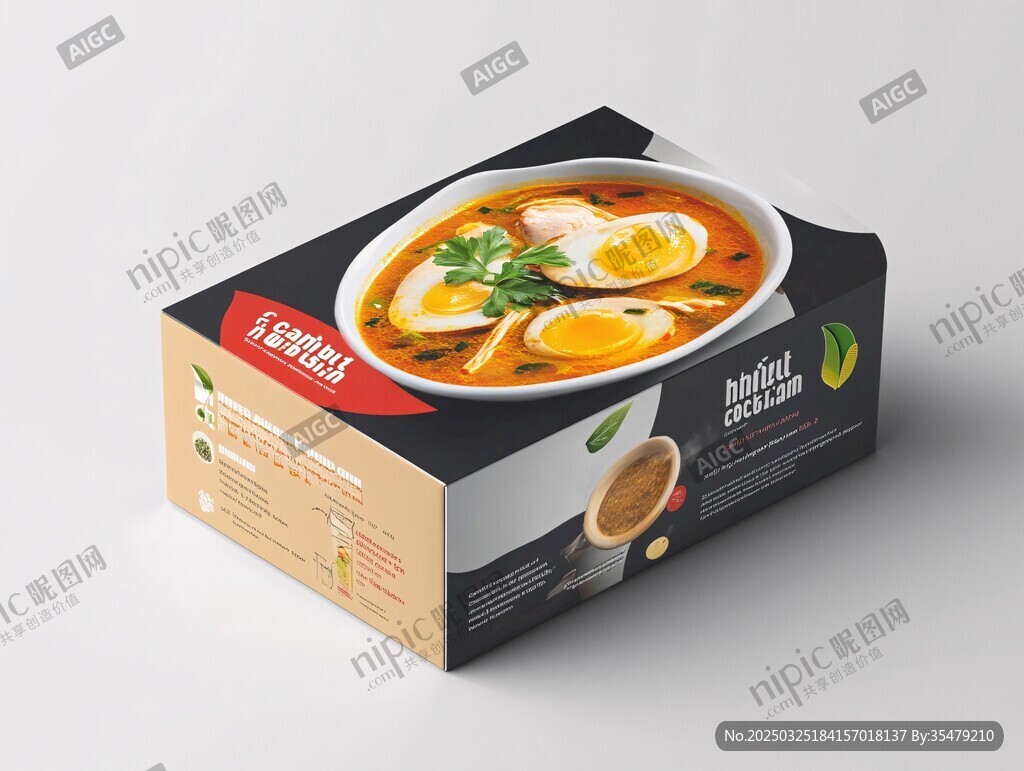 美味拉面盒裝展示