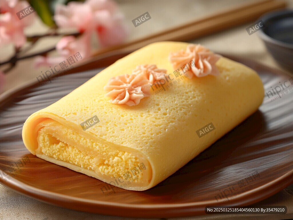 美味日式奶油班戟甜點