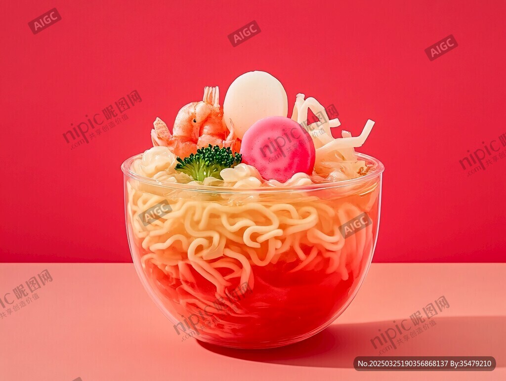 美味泡面碗裝豐富食材