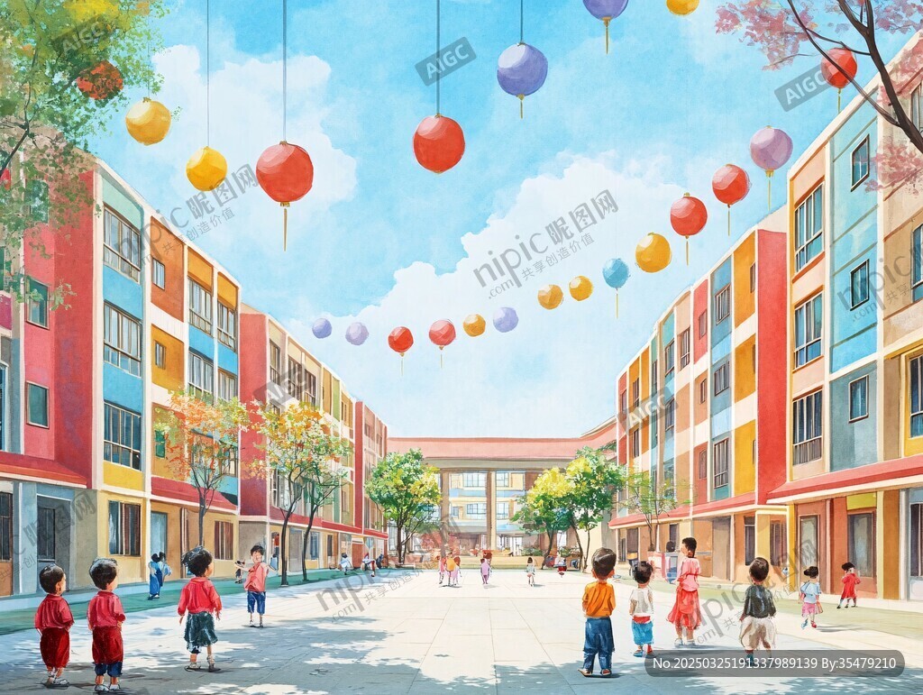 多彩校園里的歡樂孩童時(shí)光