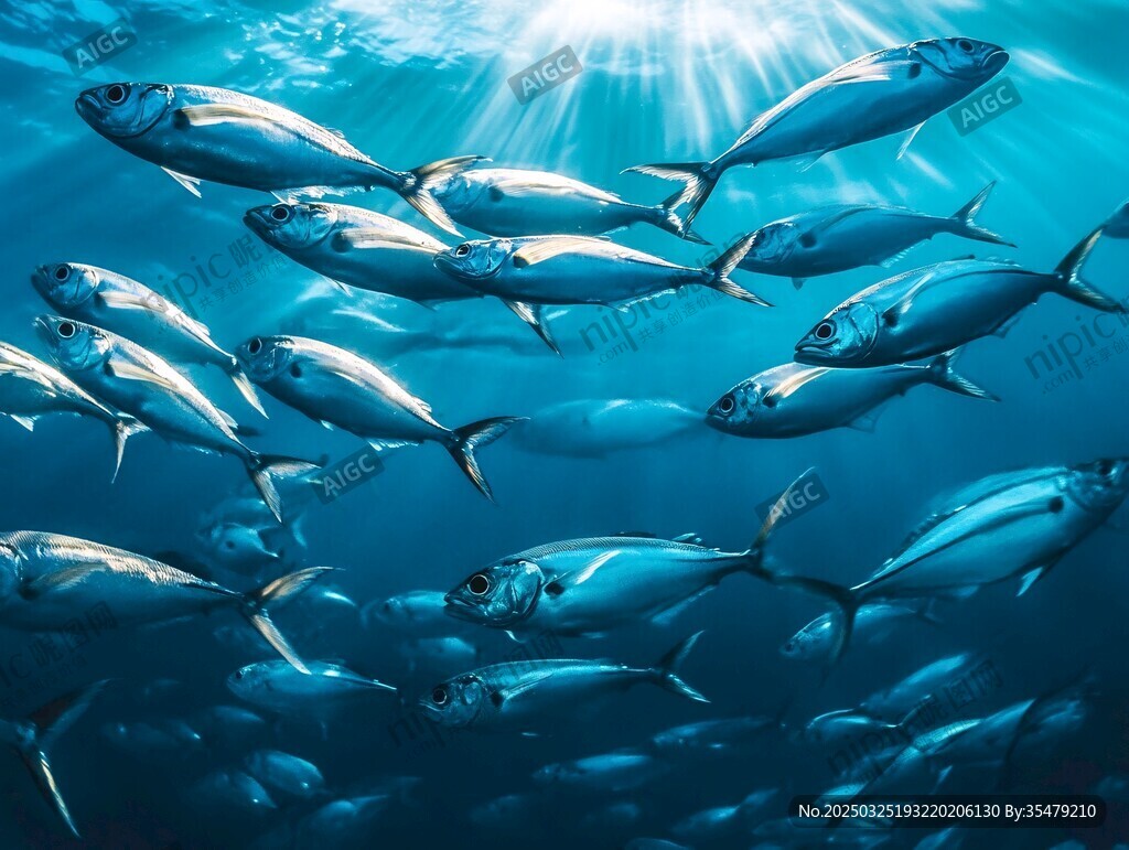 深海群魚(yú)暢游的夢(mèng)幻景象