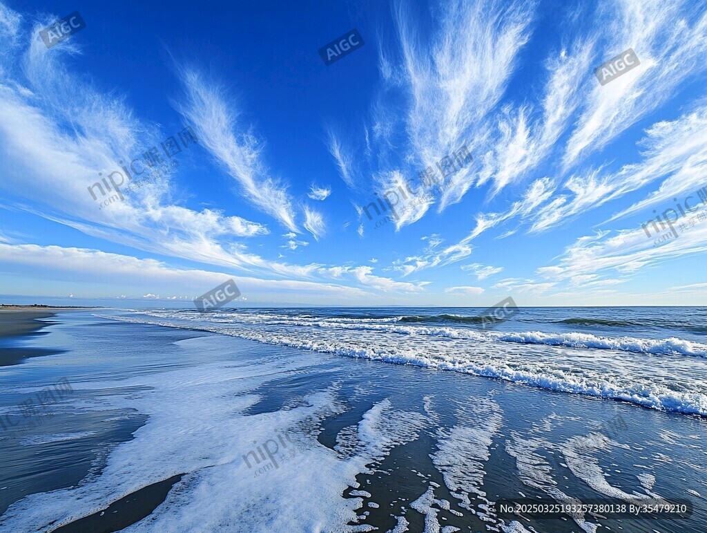 蔚藍(lán)海岸 夢(mèng)幻云海之景