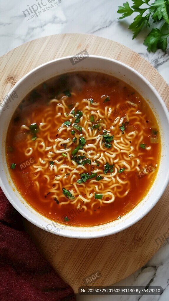美味番茄泡面湯
