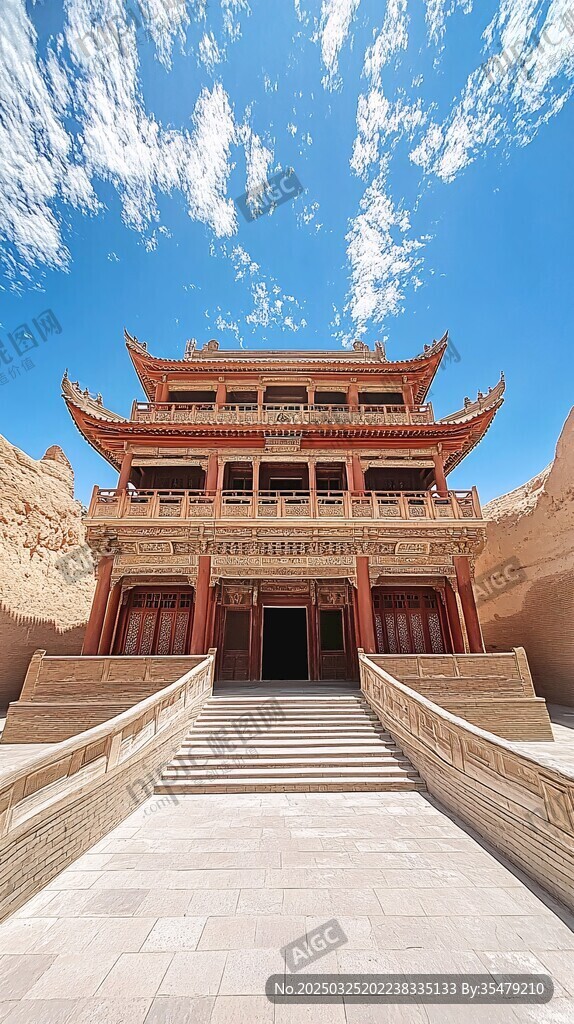 敦煌古建筑 盡顯古典之美
