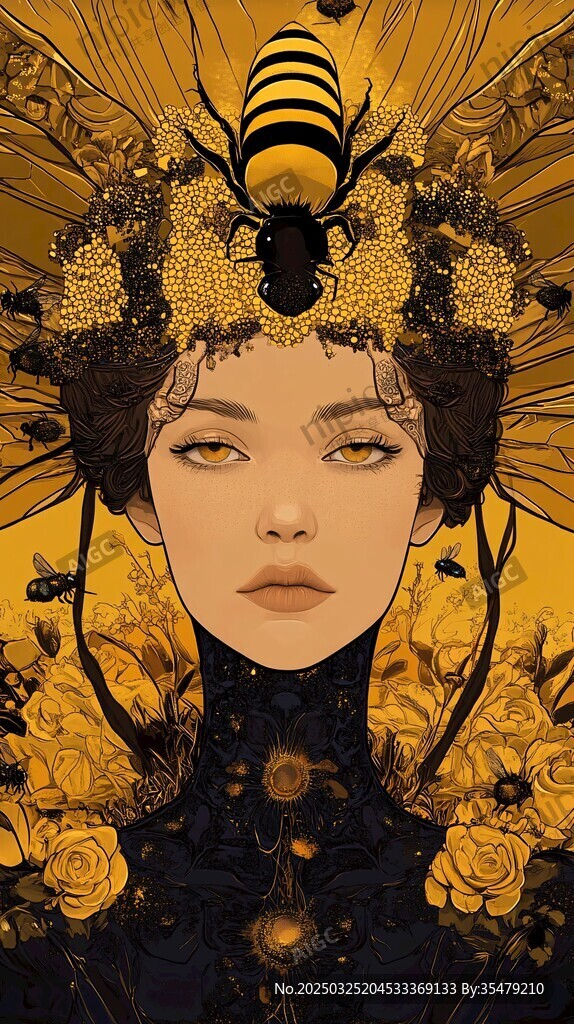 蜂之女王 神秘華麗的幻想形象