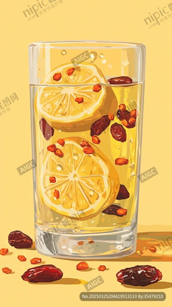 檸檬枸杞紅棗養(yǎng)生飲品