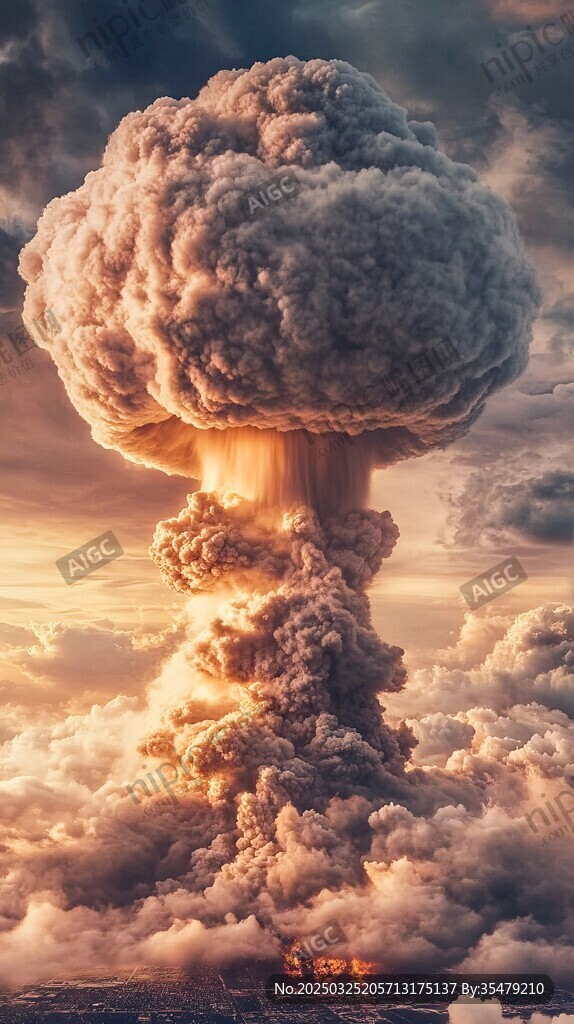 核爆瞬間震撼景象