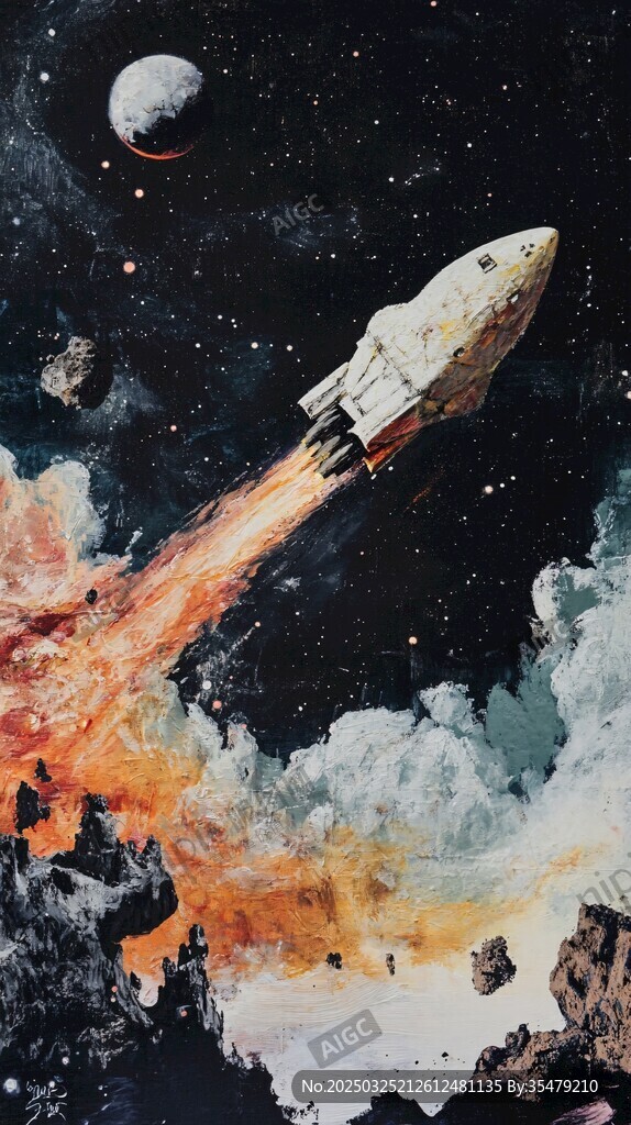 火箭升空 夢幻宇宙之旅