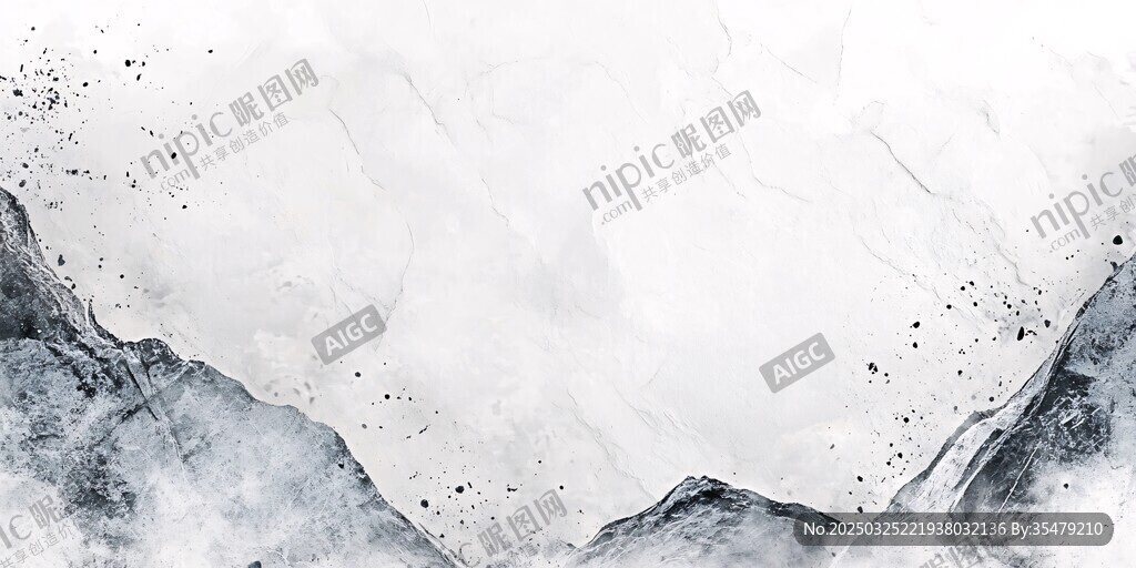 水墨山水背景紋理圖