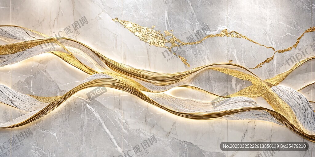 金紋大理石背景墻藝術(shù)美