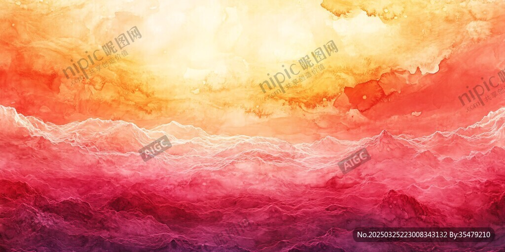 夢幻絢麗的天空海洋景象