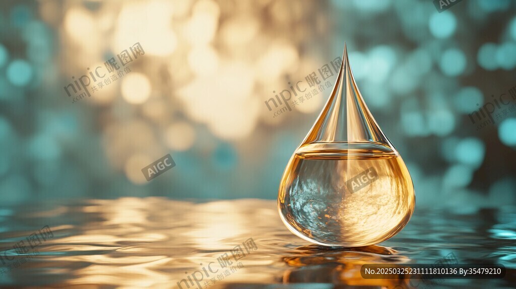 晶瑩水滴 閃耀夢幻光影