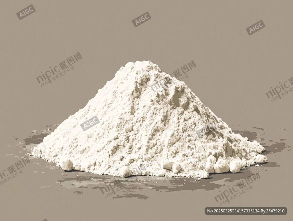 一堆白色粉末