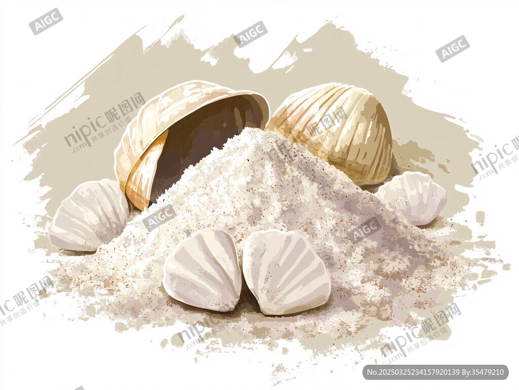 沙灘貝殼 海邊的靜謐景致