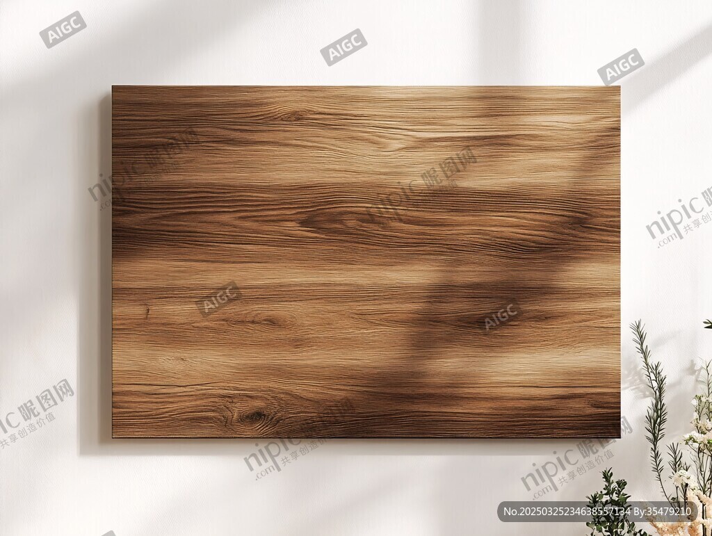 木質(zhì)畫板裝飾墻面展示