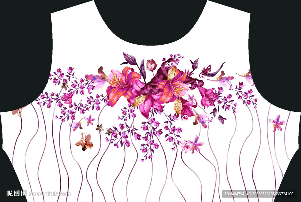復(fù)古花朵