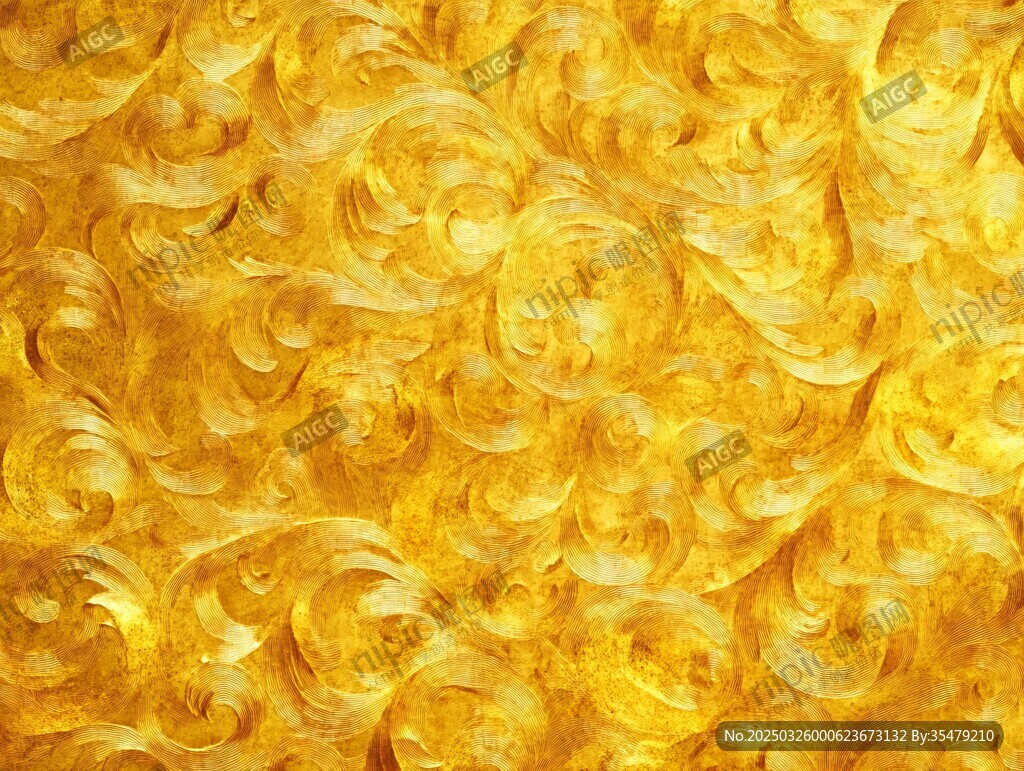 金色華麗紋理背景圖案