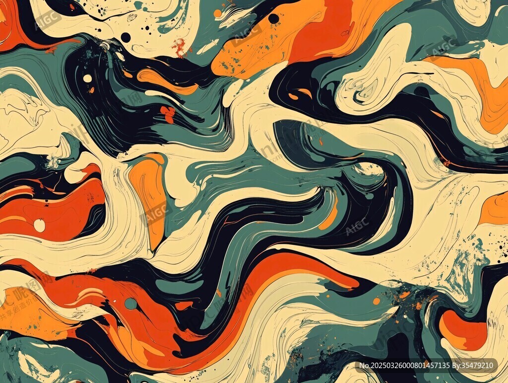 抽象流體藝術紋理圖案