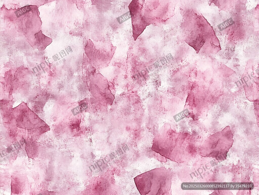 粉色水彩抽象紋理圖案