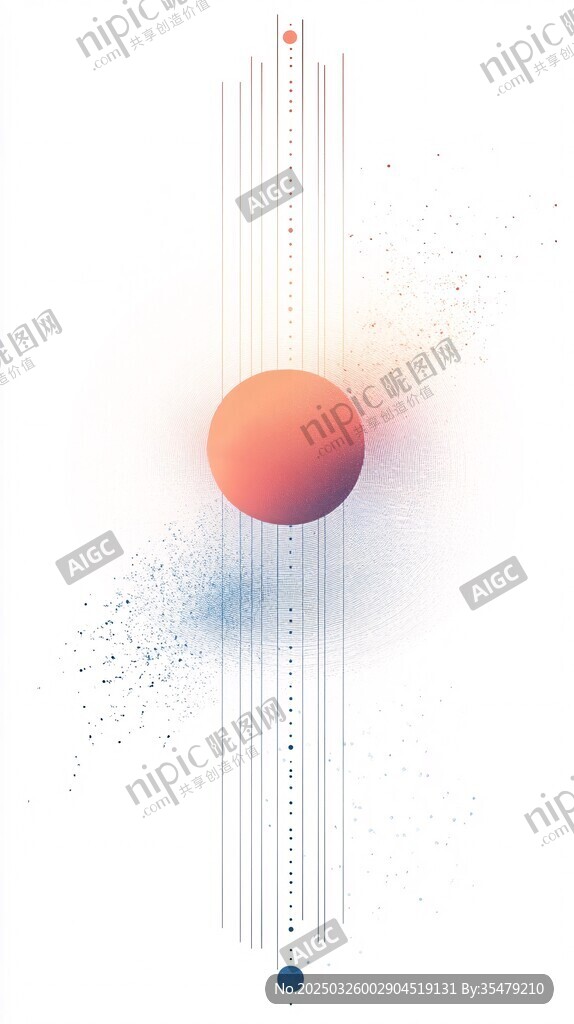 夢幻星球抽象藝術(shù)插畫