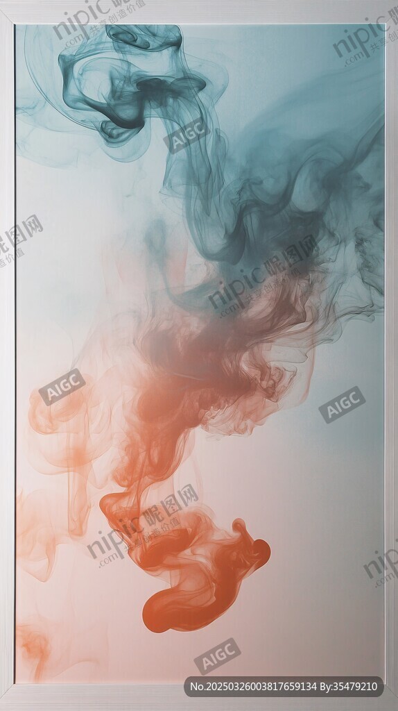 水墨交融的夢幻色彩世界